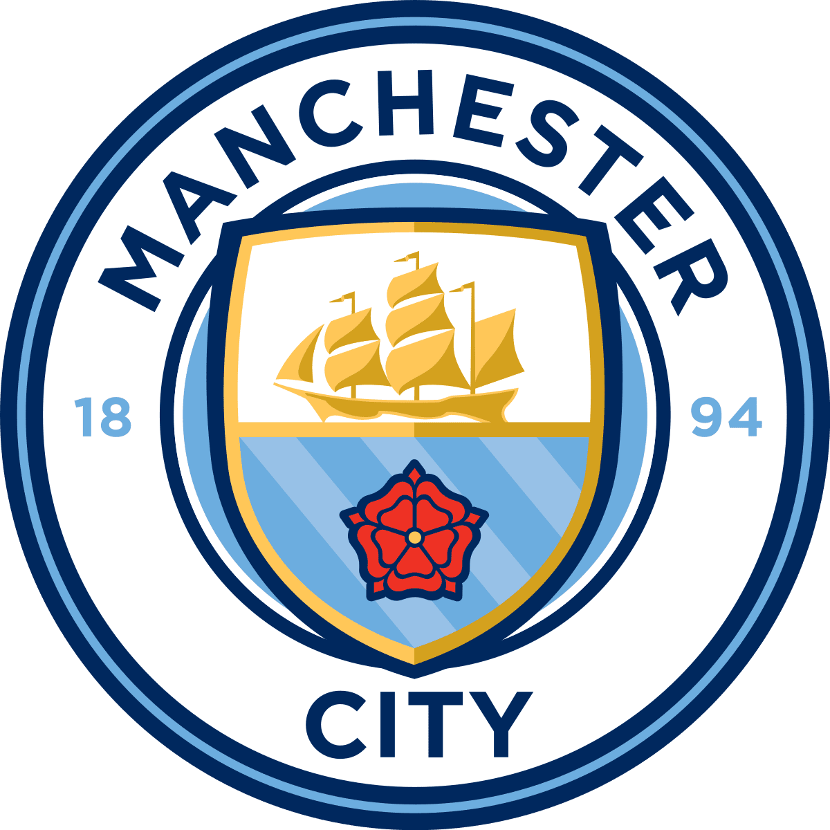 Manchester City FC badge.svg - English Premier League